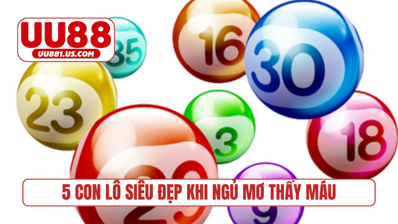 5 con lô siêu đẹp khi ngủ mơ thấy máu