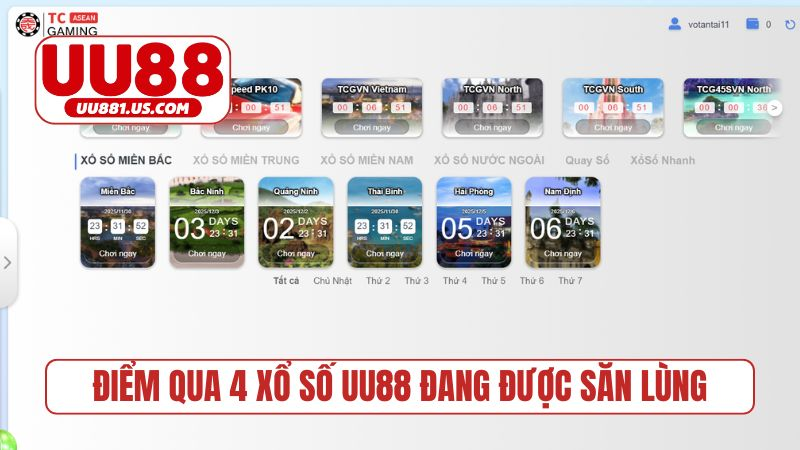 Điểm qua 4 xổ số UU88 đang được săn lùng
